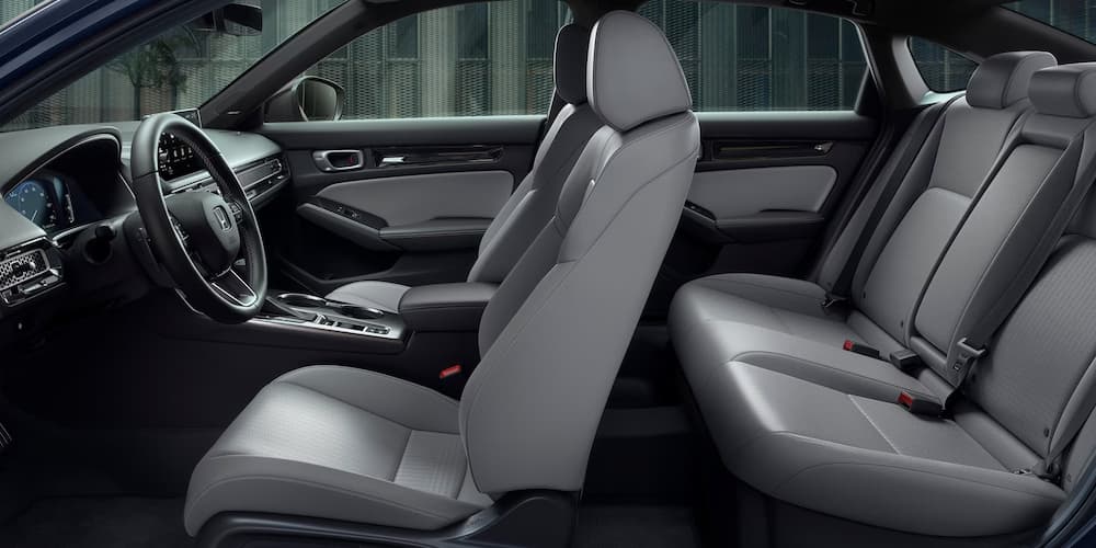 Grey interior in a 2026 Honda Civic