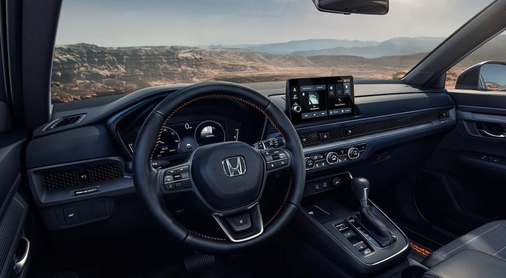 Black dash in a 2026 Honda CR-V.