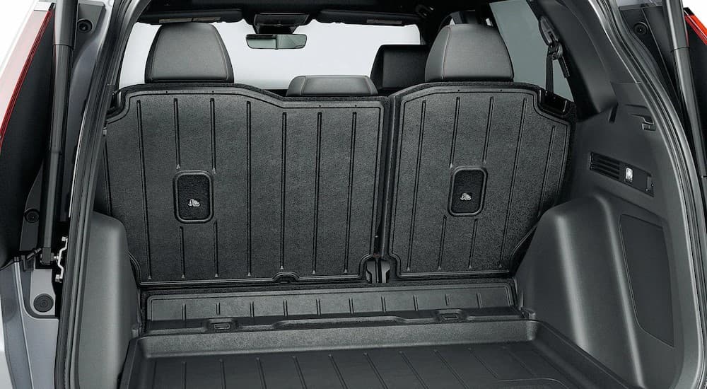 Rear cargo area in a 2026 Honda CR-V TrailSport Hybrid.