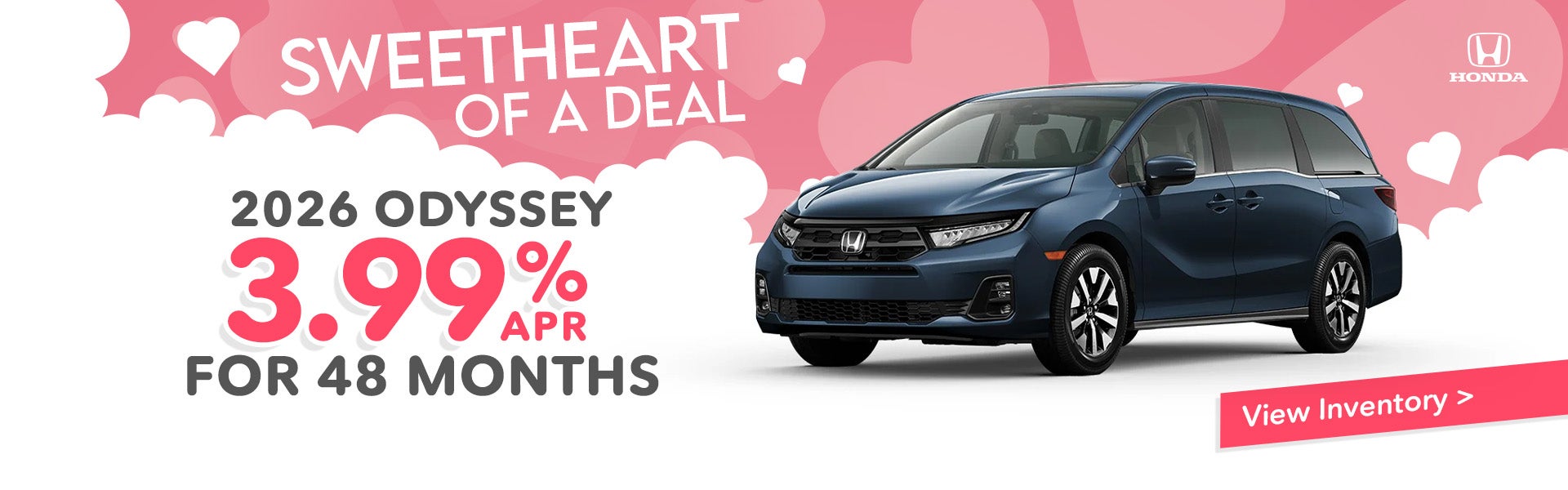 2026 Odyssey3.99% APR for 48 months