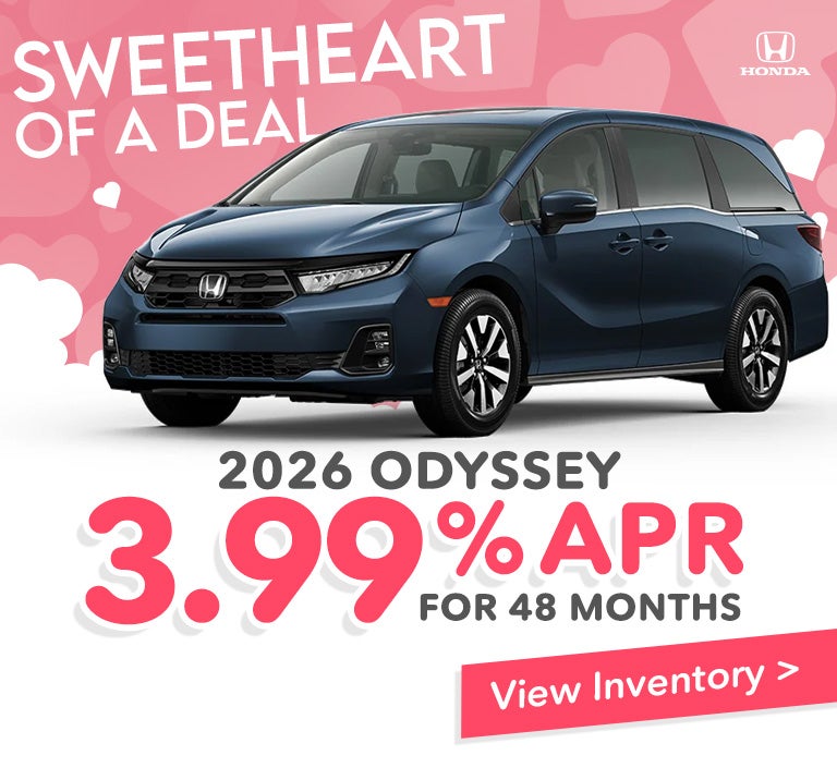 2026 Odyssey3.99% APR for 48 months