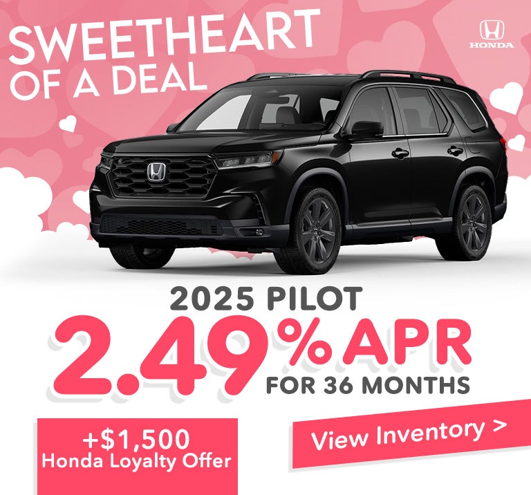 2025 Pilot 2.49% APR for 36 months