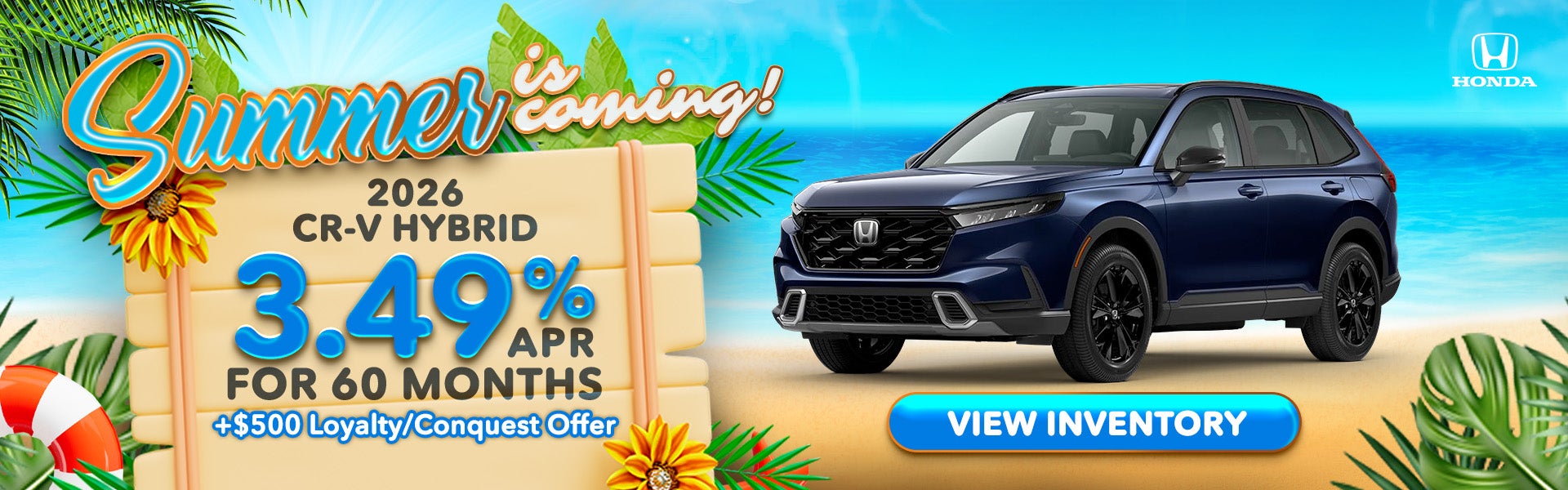 2026 CRV 3.49% for 60 months