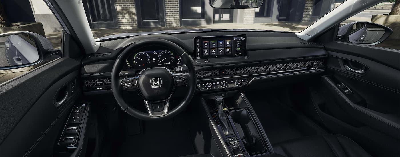 Infotainment display and dashboard inside a 2026 Honda Accord