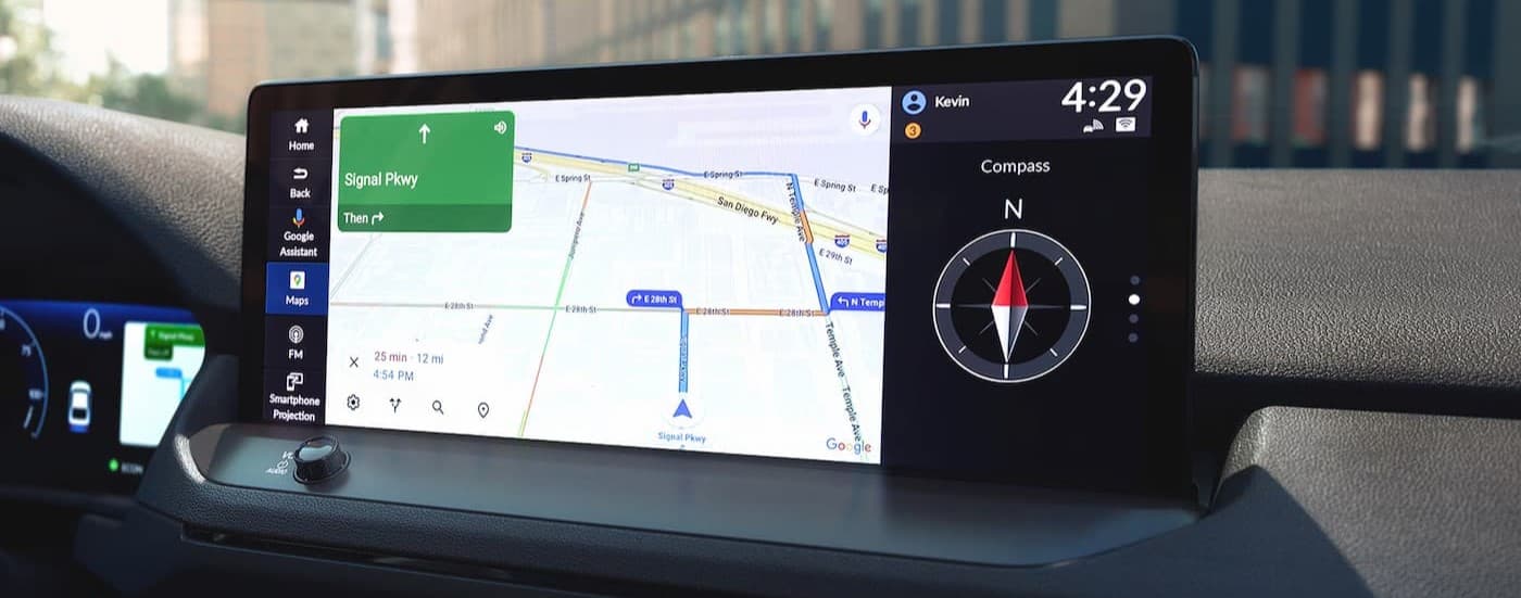 Infotainment screen in a 2025 Honda Accord.