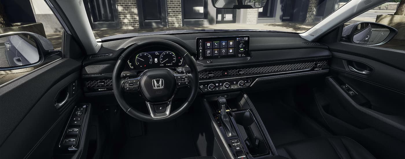 Infotainment display and dashboard inside a 2026 Honda Accord